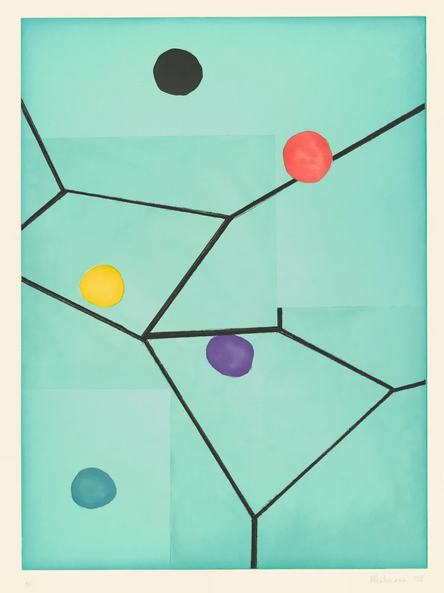 21st Century Fox by Mary Heilmann, print, 1998