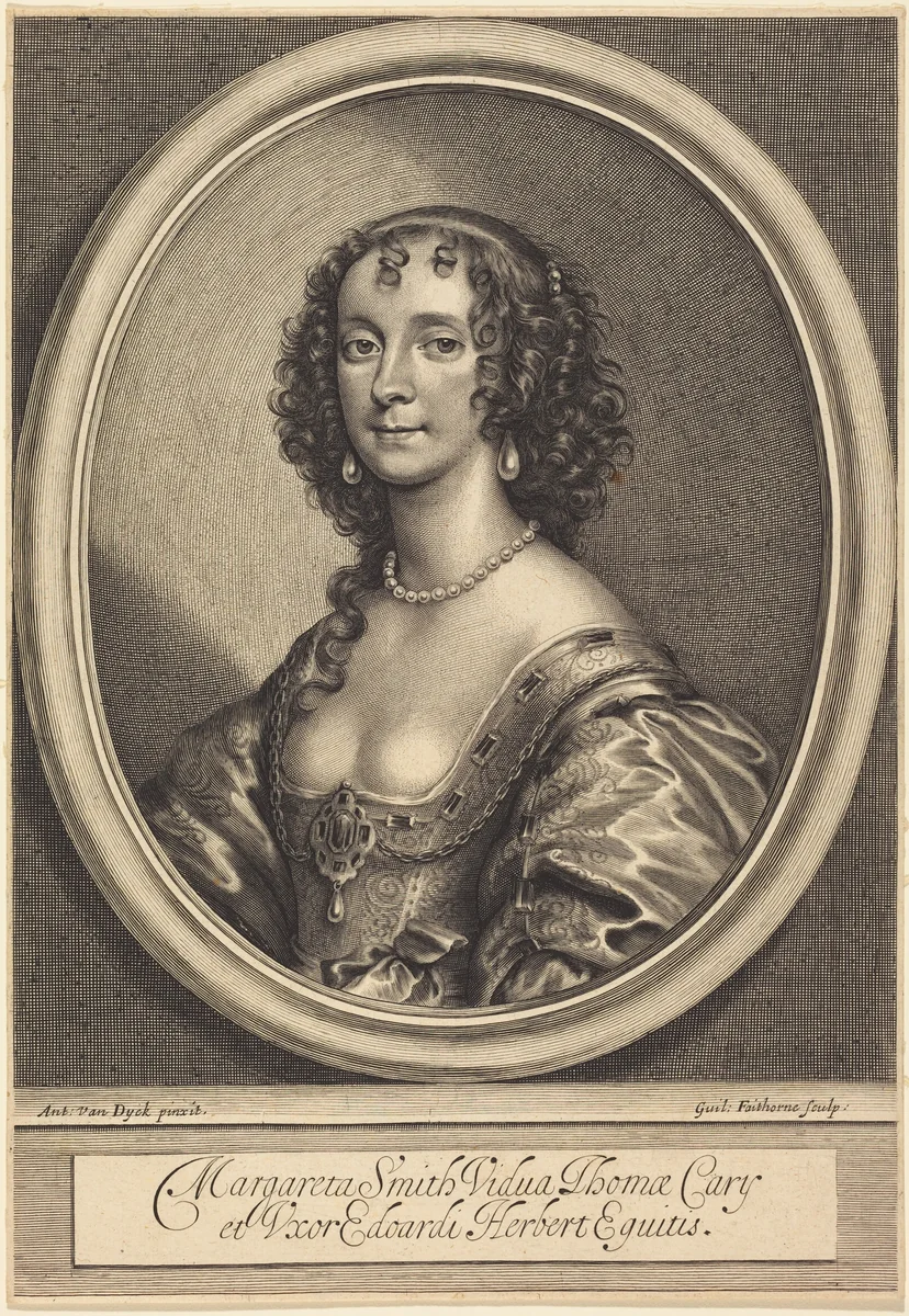 Margaret Smith by William Faithorne
Sir Anthony van Dyck, print, 1616-1691