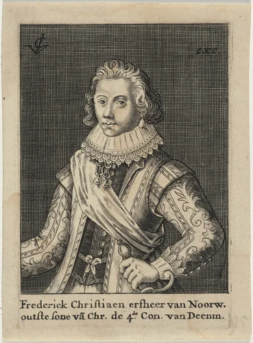 Frederick Christian III, King of Denmark and Norway by Cornelis Visscher, print, 1629-1662