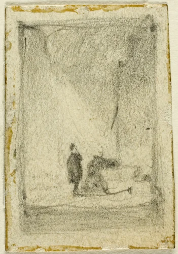 Actors by John Sell Cotman, drawing, 1802-1842