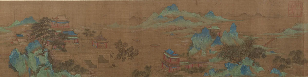Spring Morning at the Palace of the Han Emperors by Unidentified Artist, painting, 1600-1699