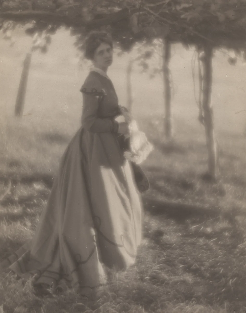 Under the Arbor by Clarence H. White, photograph, 1906