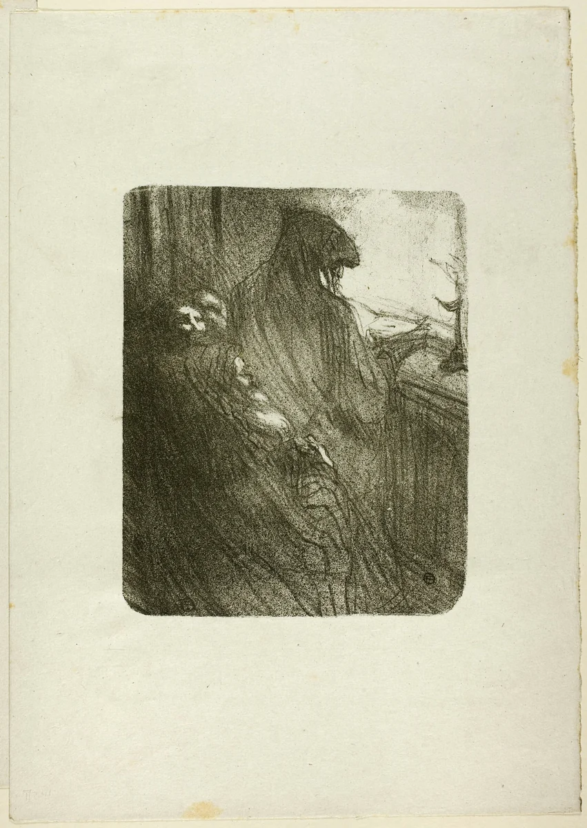 The Prayer of the Polish Jews, from Au Pied du Sinaï by Henri de Toulouse-Lautrec, print, 1897