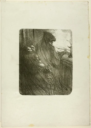The Prayer of the Polish Jews, from Au Pied du Sinaï by Henri de Toulouse-Lautrec, print, 1897