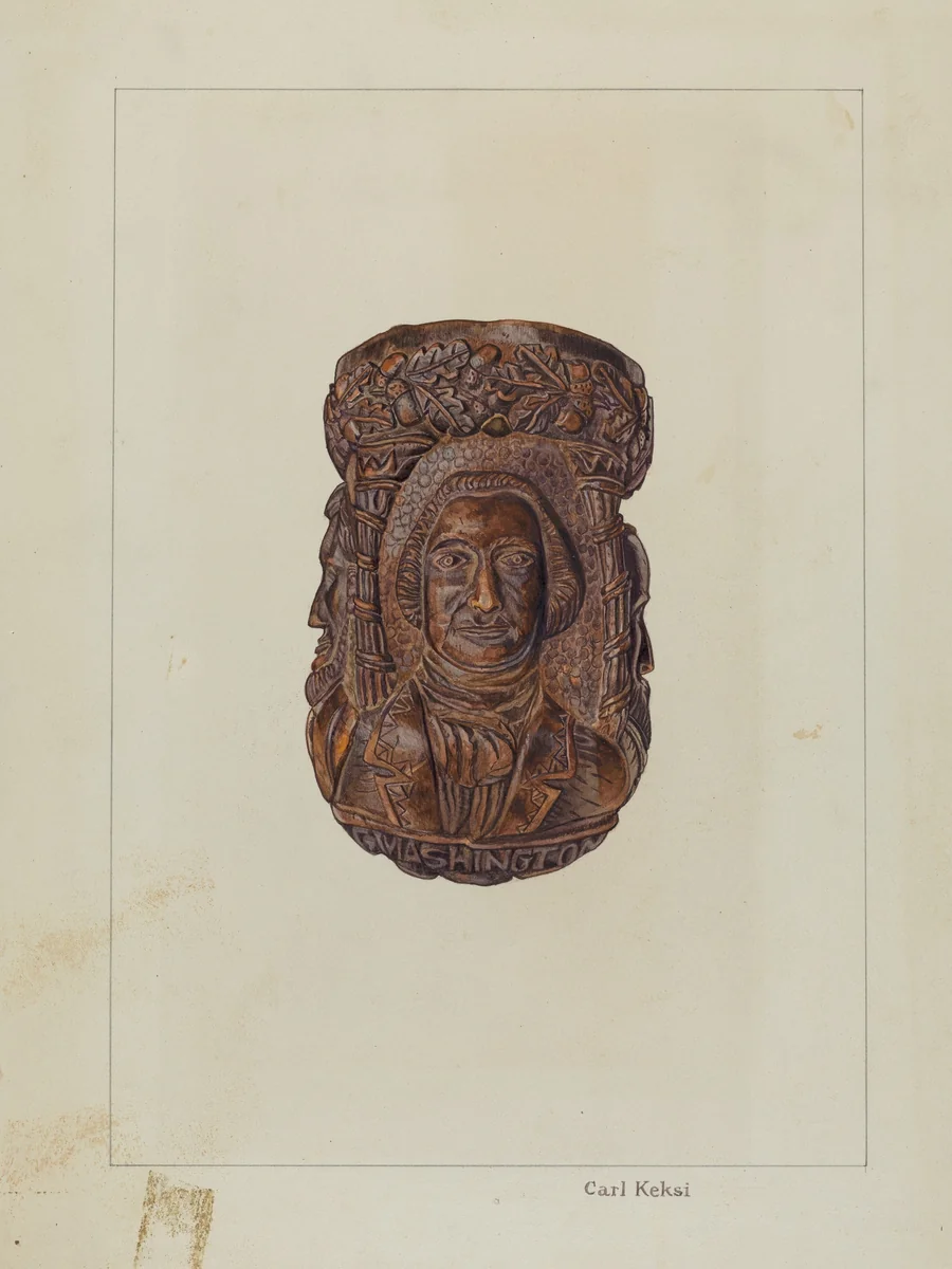 Pipe Bowl by Carl Keksi, index of american design, 1937