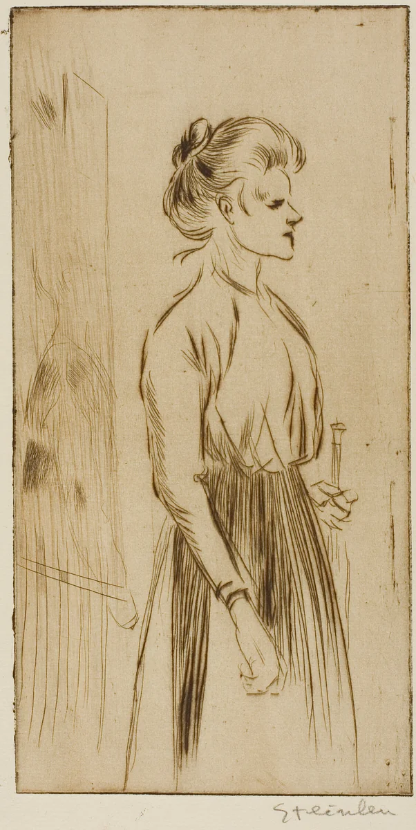 Hard Woman by Théophile Alexandre Steinlen, print, 1898