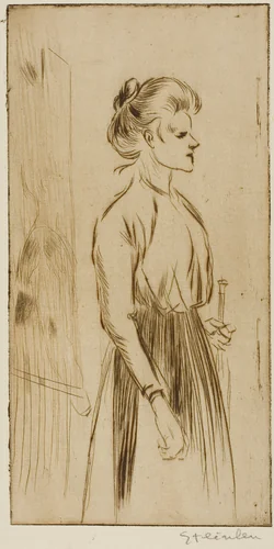 Hard Woman by Théophile Alexandre Steinlen, print, 1898