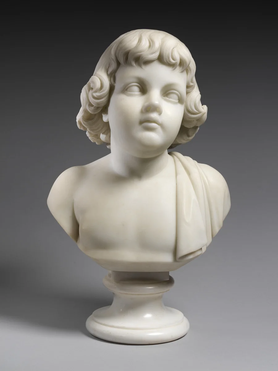 John Neal Tilton by Emma Stebbins, artwork, 1860-1870