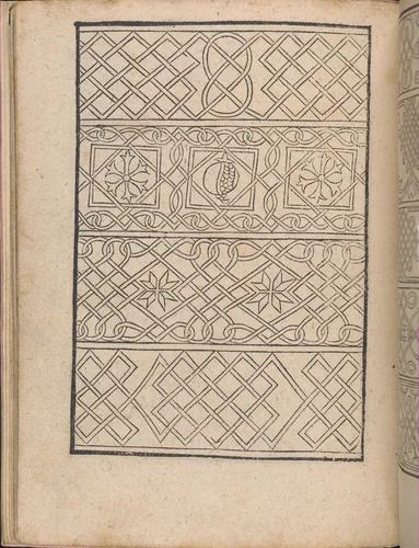 New Modelbüch allen Nägerin u. Sydenstickern (Page 9v) by Hans Hoffman, book, 1556