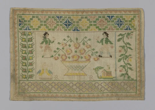 Sampler by France, textile, 1775-1825