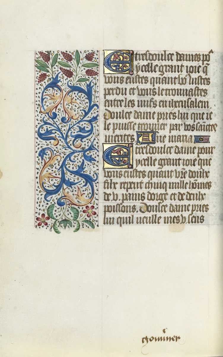 Book of Hours (Use of Rouen): fol. 149v by Master of the Geneva Latini, book, 1465-1475