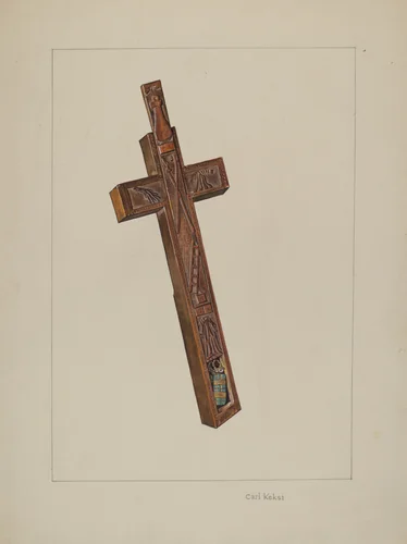 Cross by Carl Keksi, index of american design, 1937