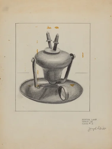 Lamp by Joseph Leboit, index of american design, 1935-1942