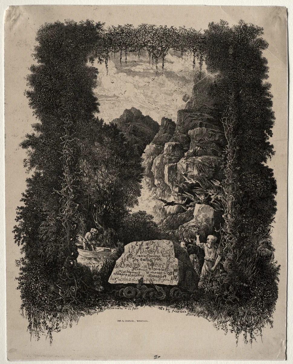 First frontispiece for Fables and Fairy-Tales by Thierry-Faletans by Rodolphe Bresdin, print, 1868