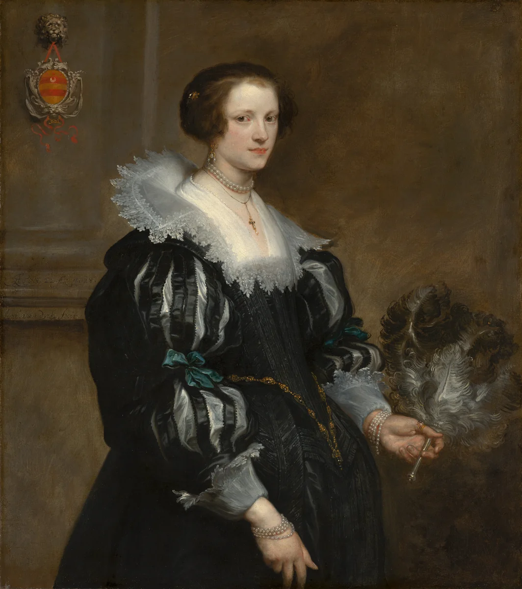 Portrait of Anna Wake (1605-before 1669) by Anthony van Dyck, painting, 1628