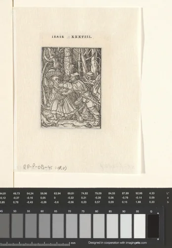 Dief en de Dood by Hans Holbein, print, 1547