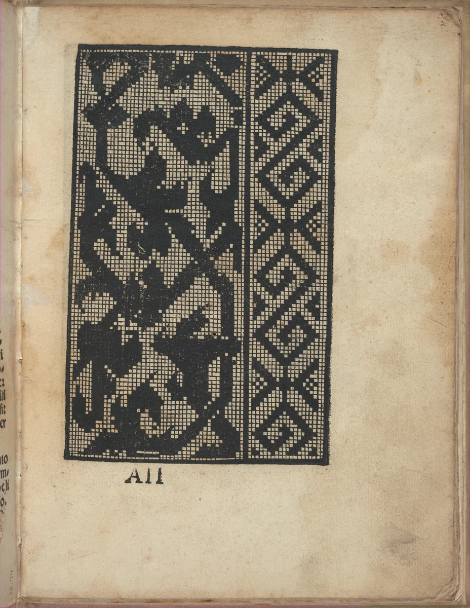 Esemplario di Lauori..., page 2 (recto) by Giovanni Andrea Vavassore, book, 1532