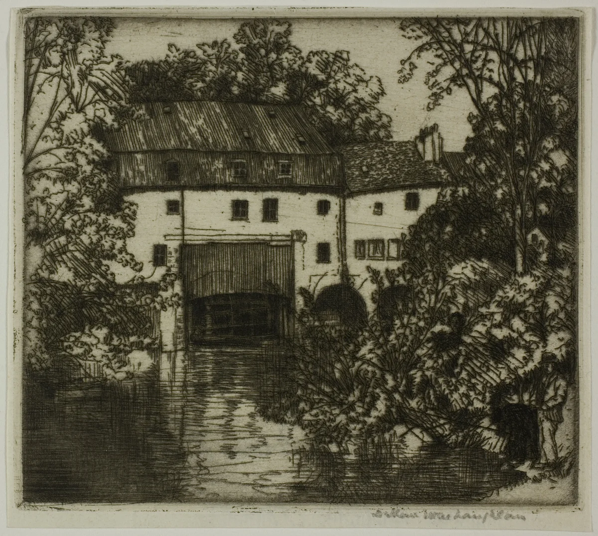 Moulin St. Maurice by Donald Shaw MacLaughlan, print, 1902