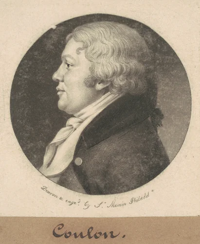 Coulon by Charles B. J. Févret de Saint-Mémin, print, 1801