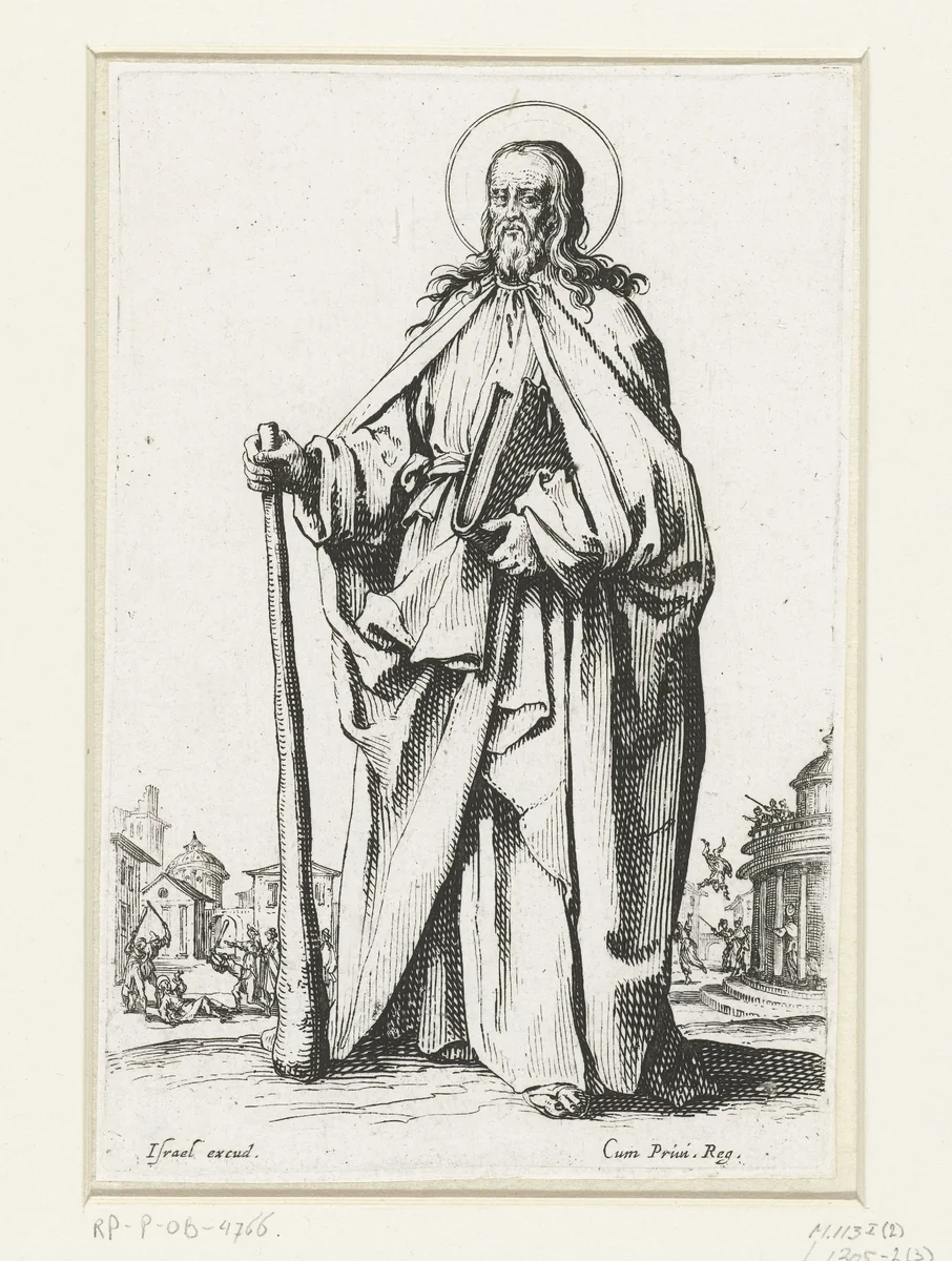 Apostel Jakobus de Mindere by Jacques Callot, print, 1631