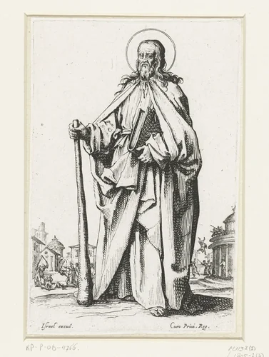 Apostel Jakobus de Mindere by Jacques Callot, print, 1631