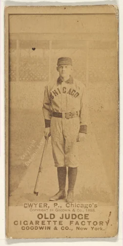Dwyer, Pitcher, from the Old Judge series (N172) for Old Judge Cigarettes by Goodwin & Company, photograph, 1888
