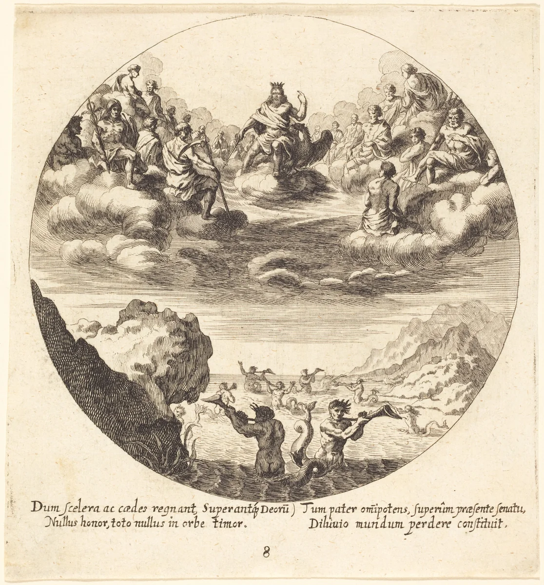 Jove and the Gods by Georg Andreas Wolfgang, portfolio, 1631-1716