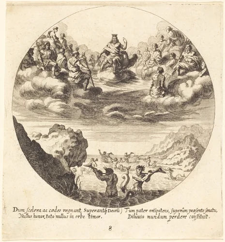 Jove and the Gods by Georg Andreas Wolfgang, portfolio, 1631-1716