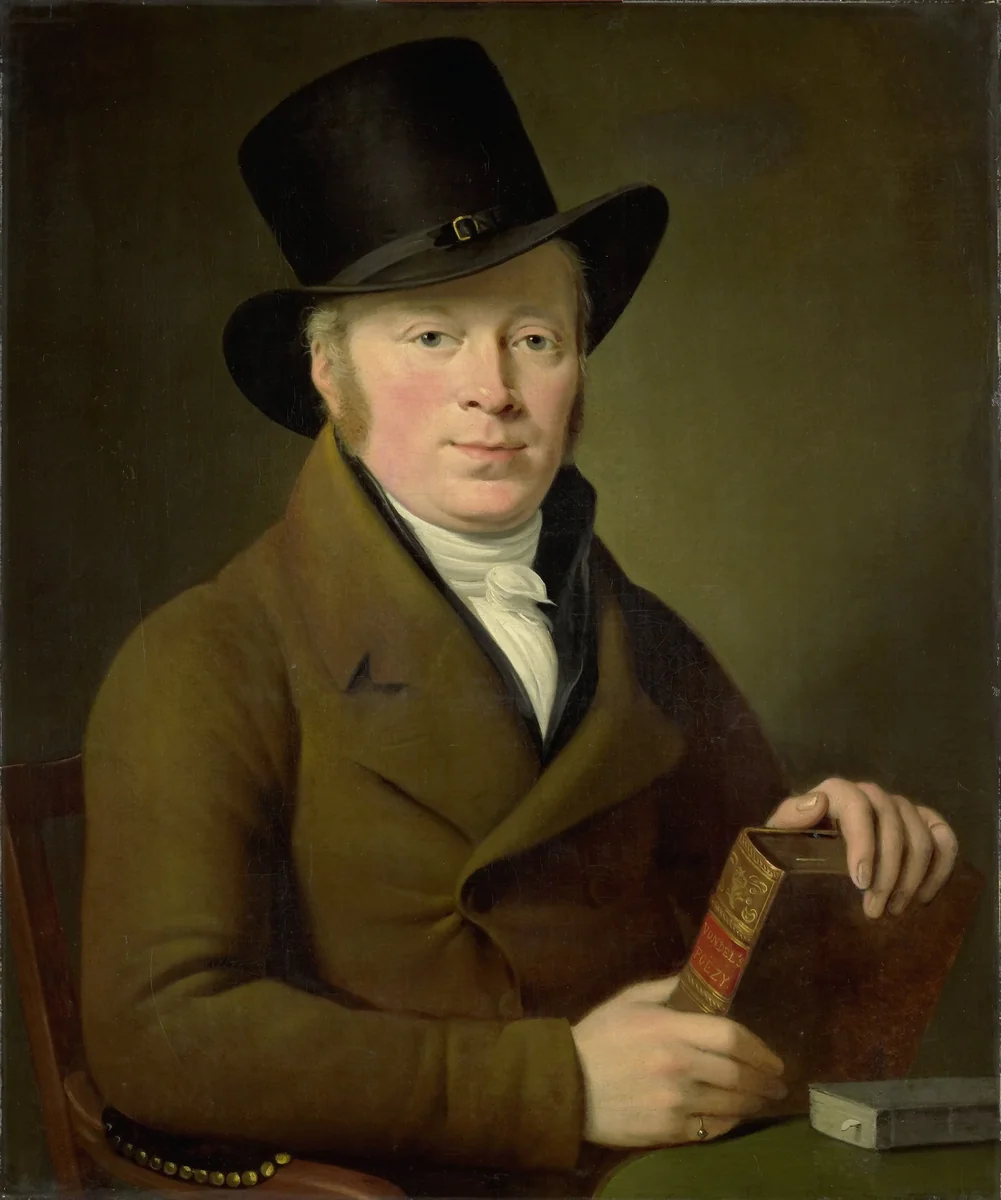 Barend Klijn Barendsz (1774-1829), Poet by Adriaan de Lelie, painting, 1813
