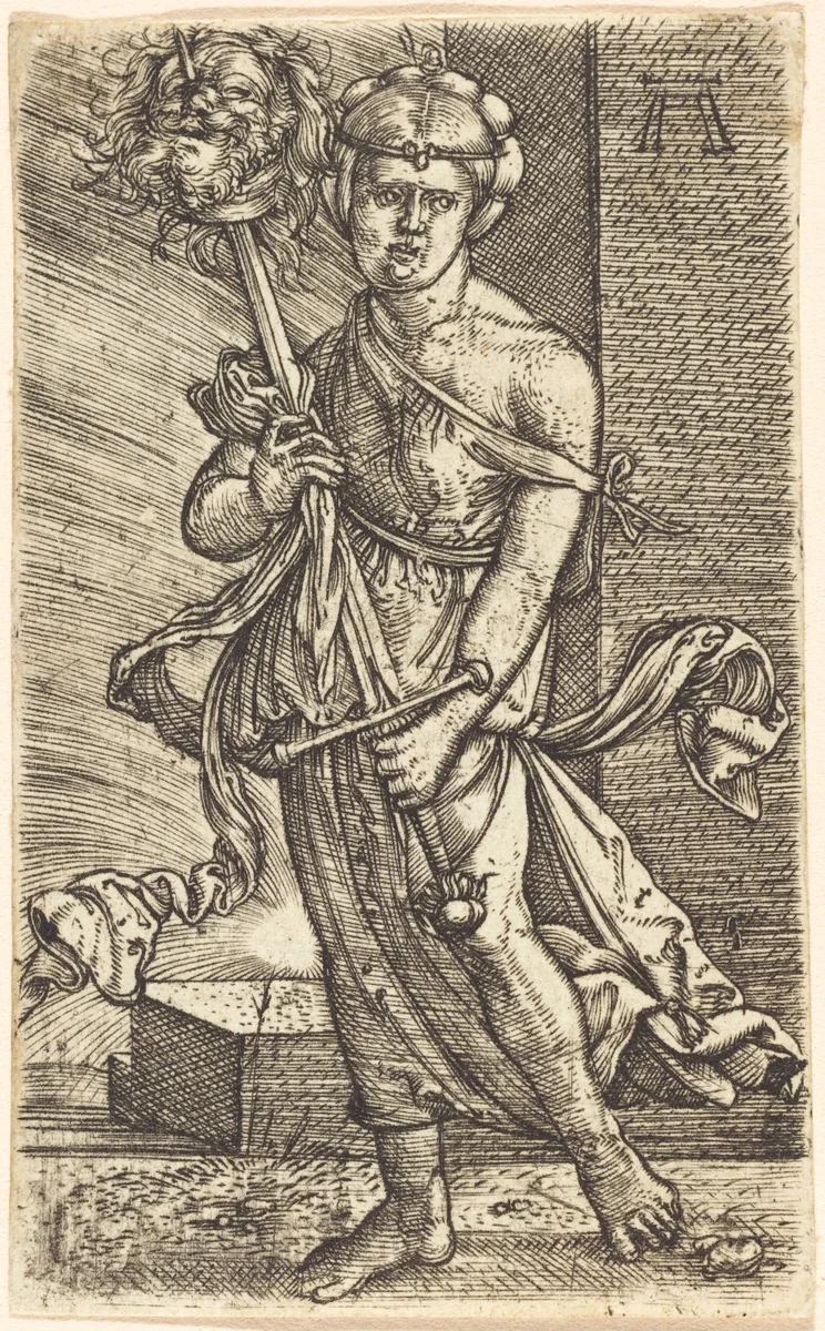 Judith with the Head of Holofernes by Albrecht Altdorfer, print, 1520-1530