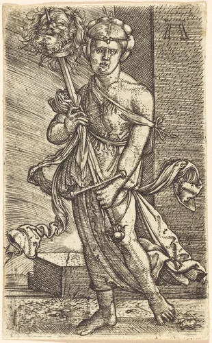 Judith with the Head of Holofernes by Albrecht Altdorfer, print, 1520-1530