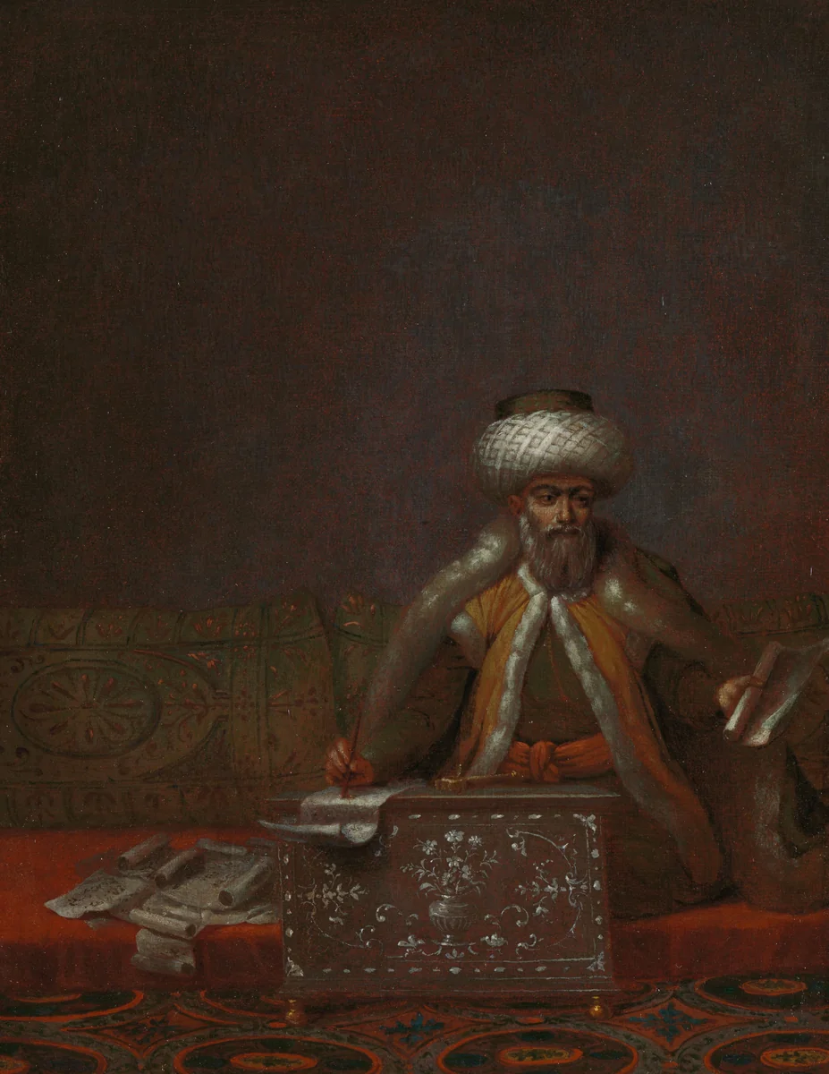 The Reis Effendi, Head of the Chancery by Jean Baptiste Vanmour, painting, 1727-1730