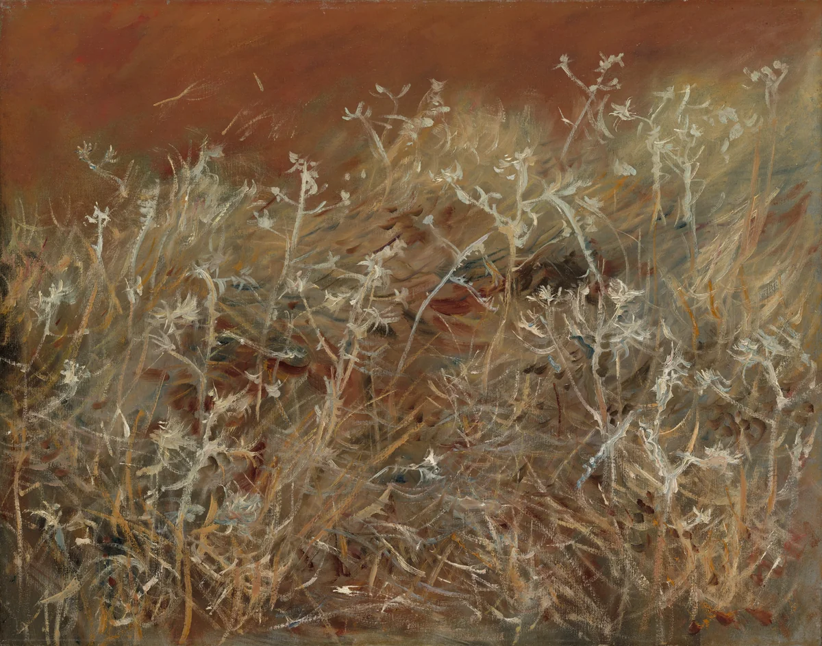 Thistles by John Singer Sargent, painting, 1883-1889