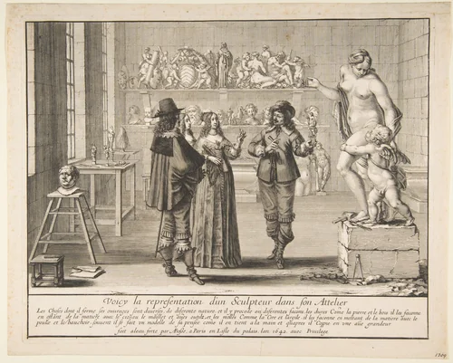 The Sculptor by Abraham Bosse, print, 1642