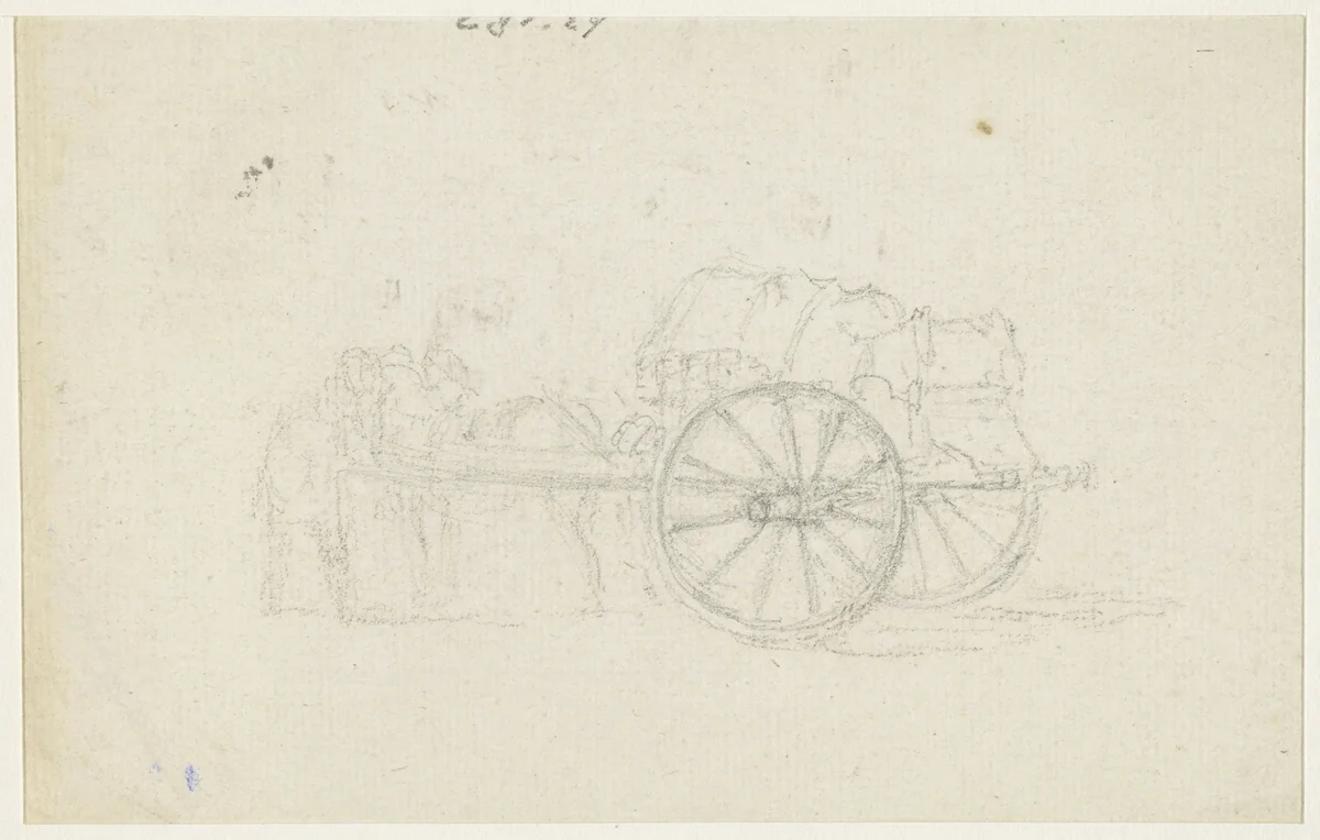 Sleperskar by Georges Michel, drawing, 1773-1843