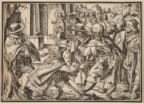 Christ Tells His Disciples of the Last Judgment by Christoph Murer, print, 1558-1614