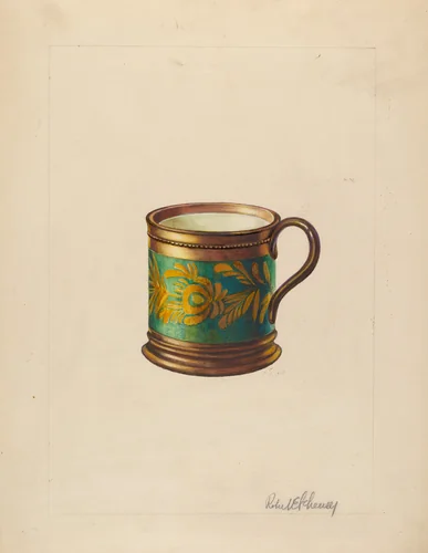 Luster Mug by Robert Schuerer, index of american design, 1937