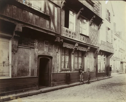 Beauvais. Rue de la Manufacture by Eugène Atget, photograph, 1904