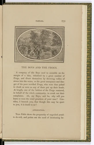 Headpiece (page 375) from The Fables of Aesop by Thomas Bewick, illustrated book, 1818