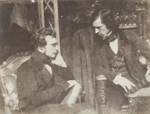 George Gilfillan and Dr. Samuel Brown by David Octavius Hill, Robert Adamson, photograph, 1841