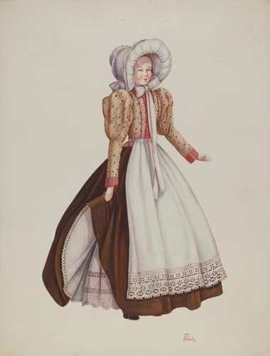 Doll - "Lilla Rosella Hatch" by Hal Blakeley, index of american design, 1935-1942