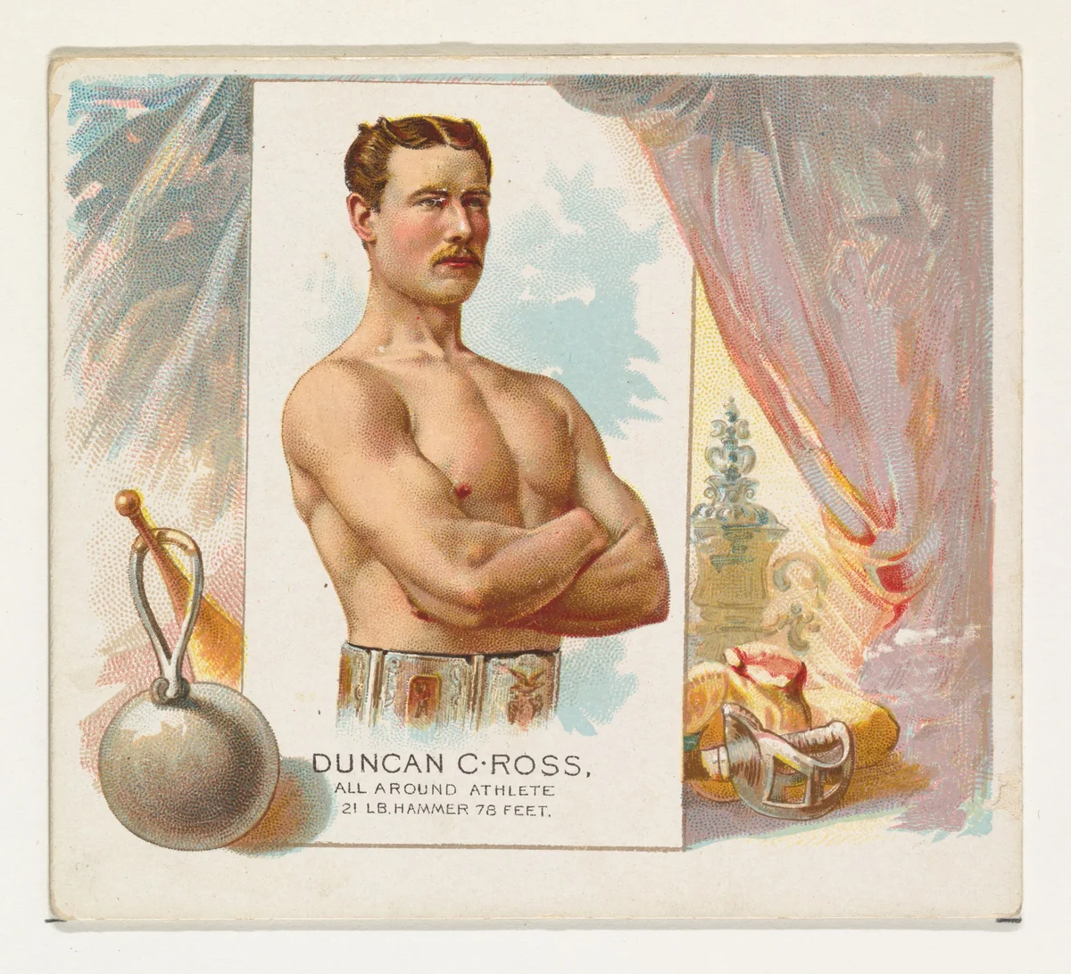 Duncan C. Ross, All Around Athlete, from World's Champions, Second Series (N43) for Allen & Ginter Cigarettes by Allen & Ginter, print, 1888