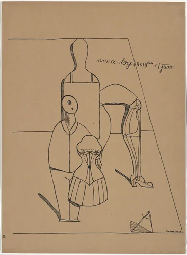 Plate II from Let There Be Fashion, Down With Art (Fiat modes pereat ars) by Max Ernst, print, 1920