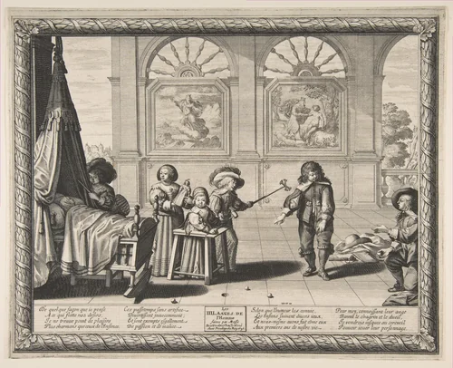 Childhood by Abraham Bosse, print, 1636