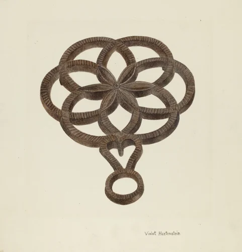 Trivet by Violet Hartenstein, index of american design, 1942