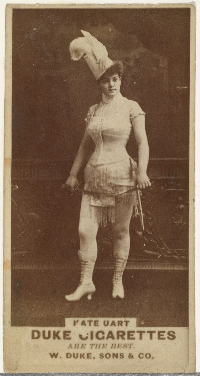 Kate Uart, from the Actors and Actresses series (N145-7) issued by Duke Sons & Co. to promote Duke Cigarettes by W. Duke, Sons & Co., photograph, 1880-1889