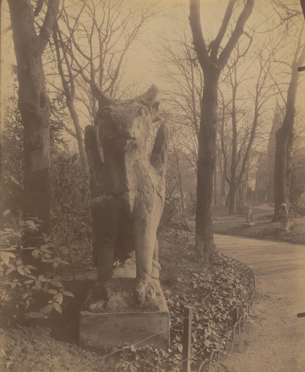 Jardin de Cluny by Eugène Atget, photograph, 1907