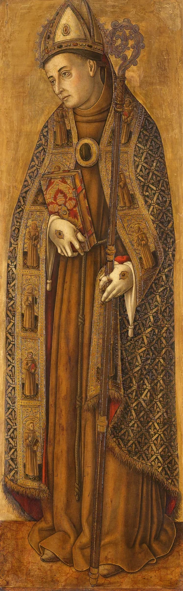 St Louis of France by Vittore Crivelli, painting, 1481-1502