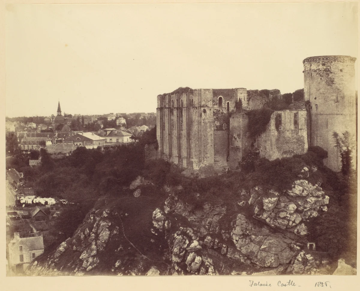 Falaise Castle by Alfred Capel-Cure, photograph, 1856
