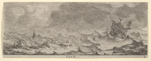 L'Eau, from The Elements by Reinier Nooms, print, 1635-1670
